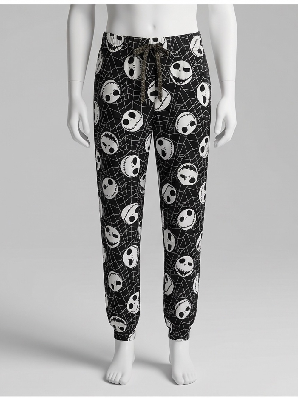 Nightmare Before Christmas Black & White Cozy Pajama